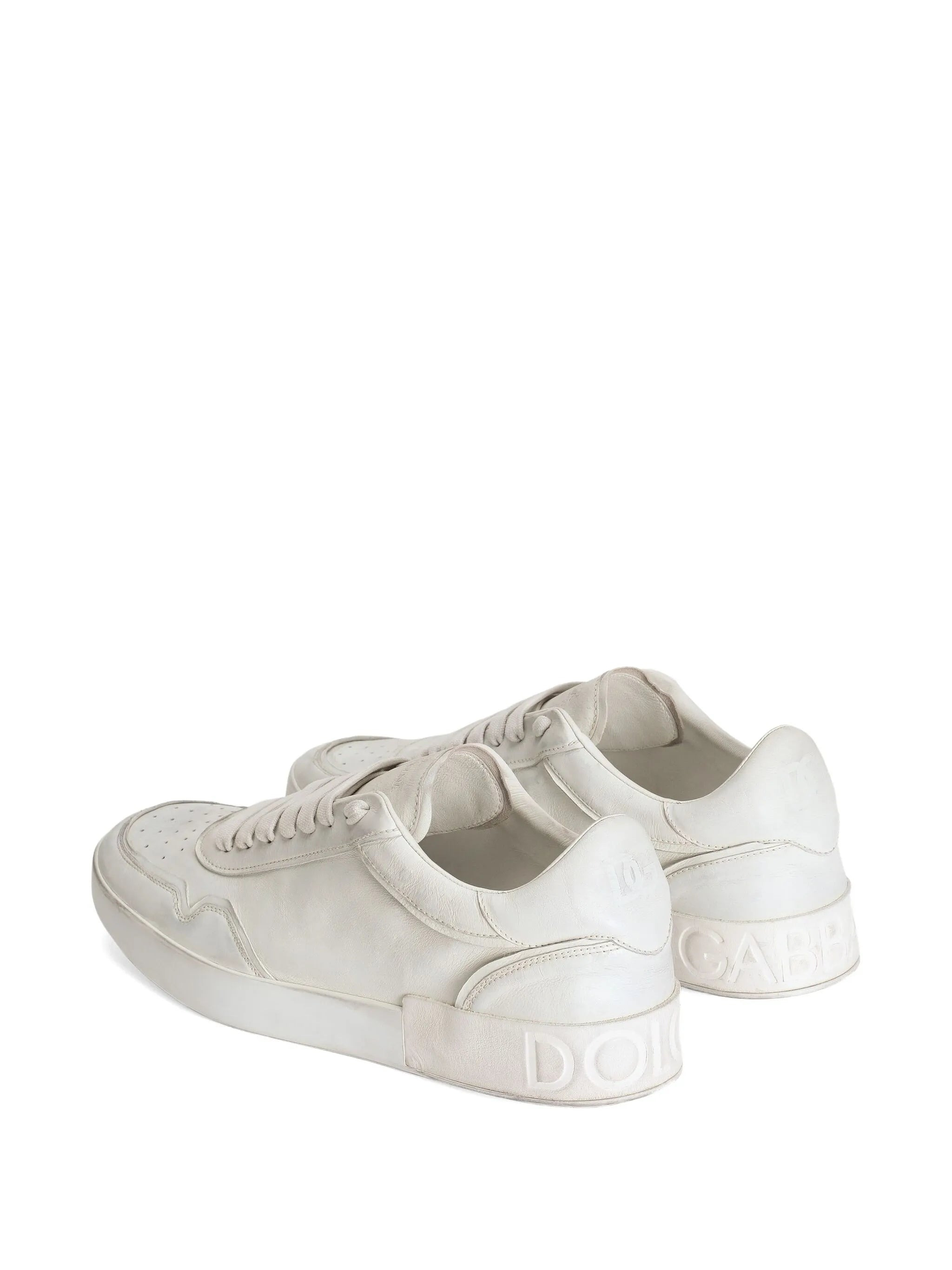 Dolce & Gabbana Portofino Leather Lace-up Trainers - 4