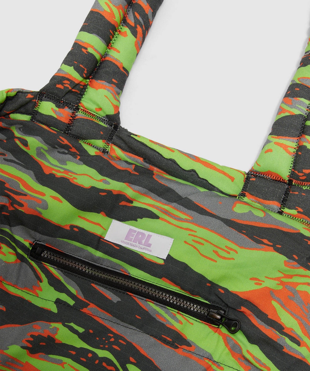 Tiger rave printed puffer bag - 4