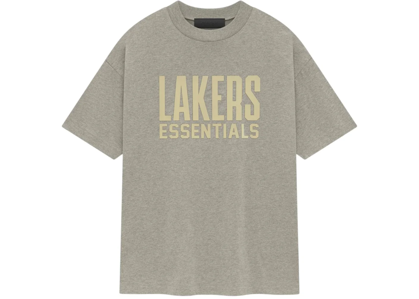 Fear of God Essentials Lakers Tee (SS25) Warm Heather - 1