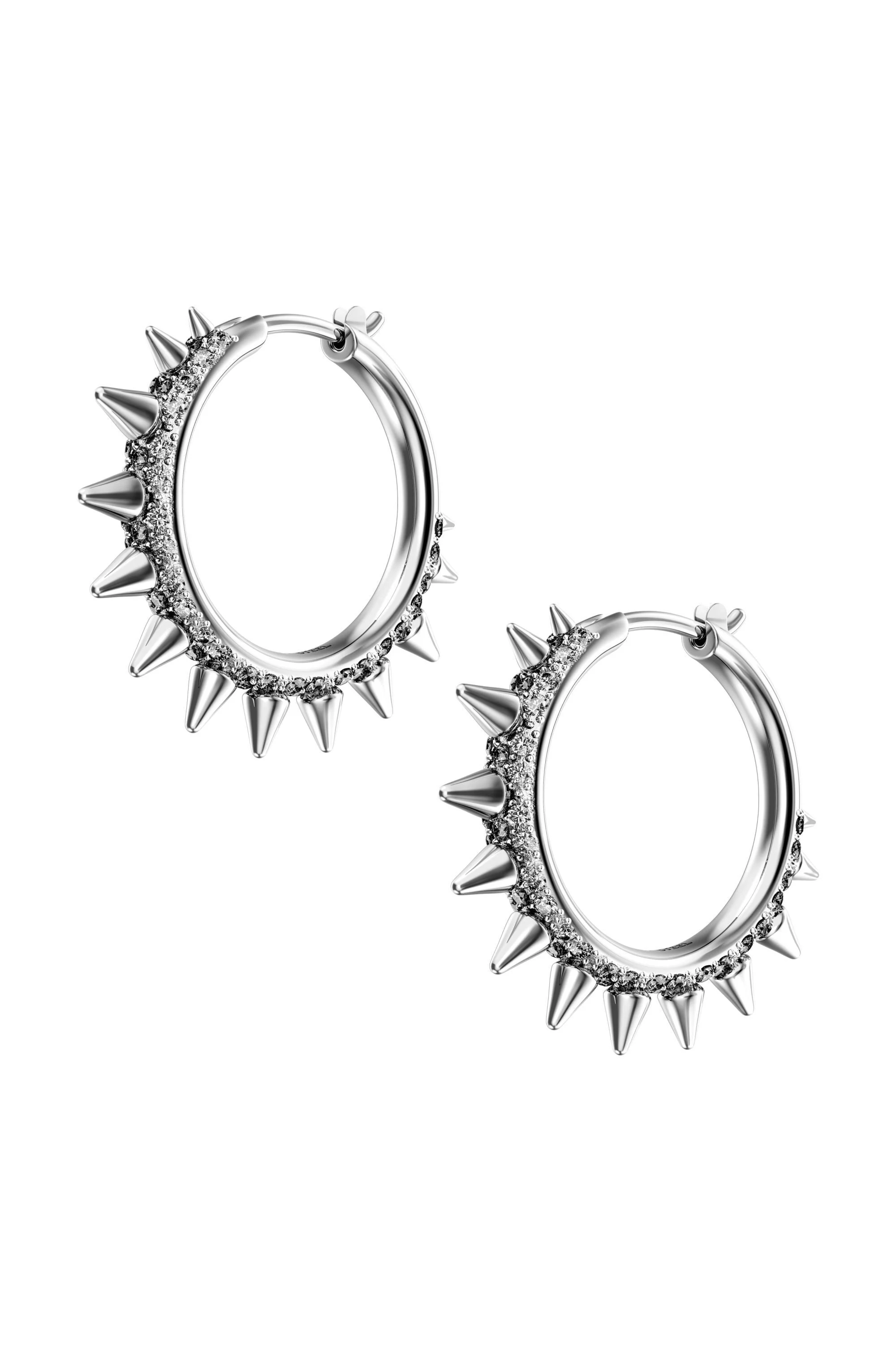 STAINLESS STEEL HOOP EARRINGS - 1