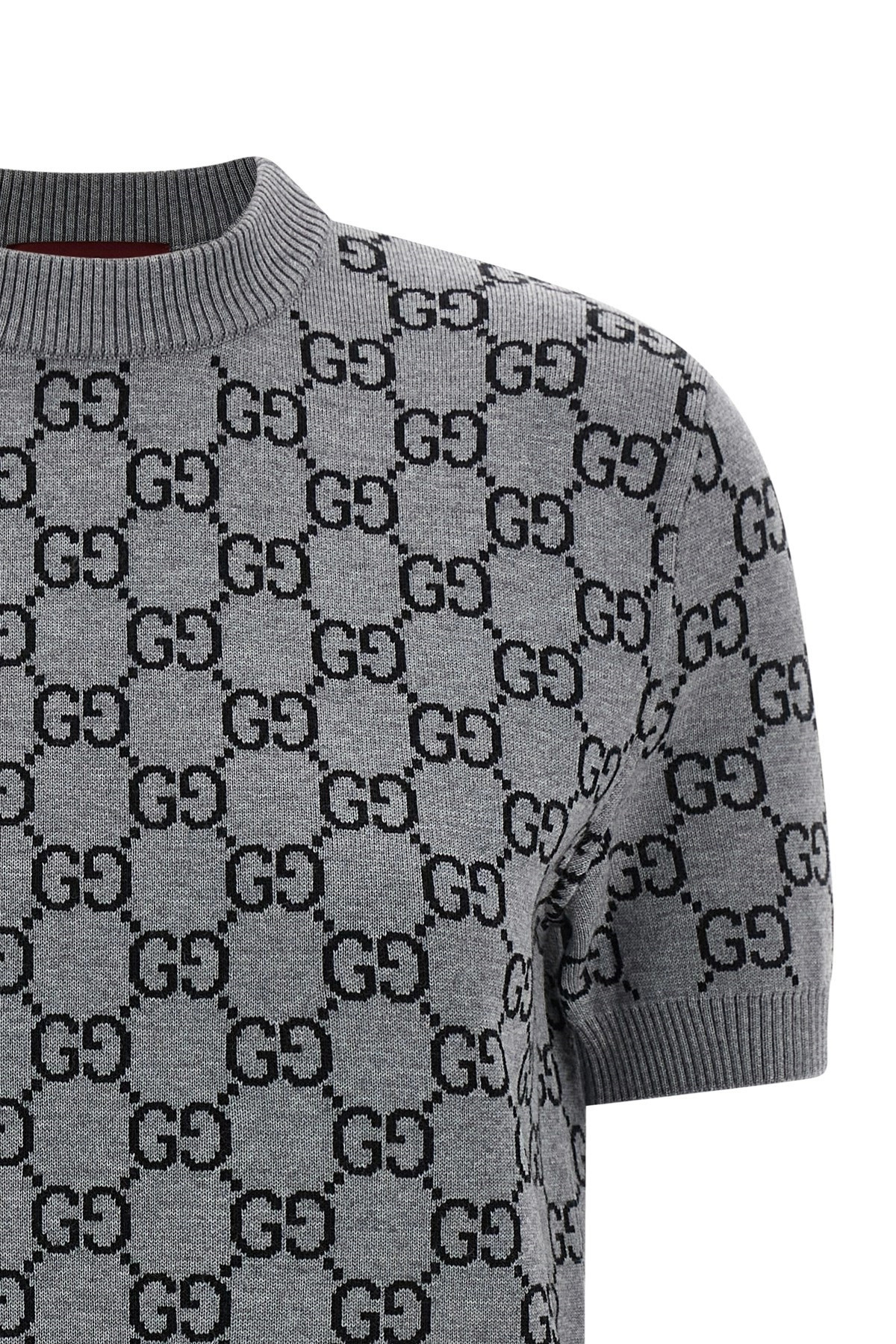 Reversible sweater GG jacquard - 4