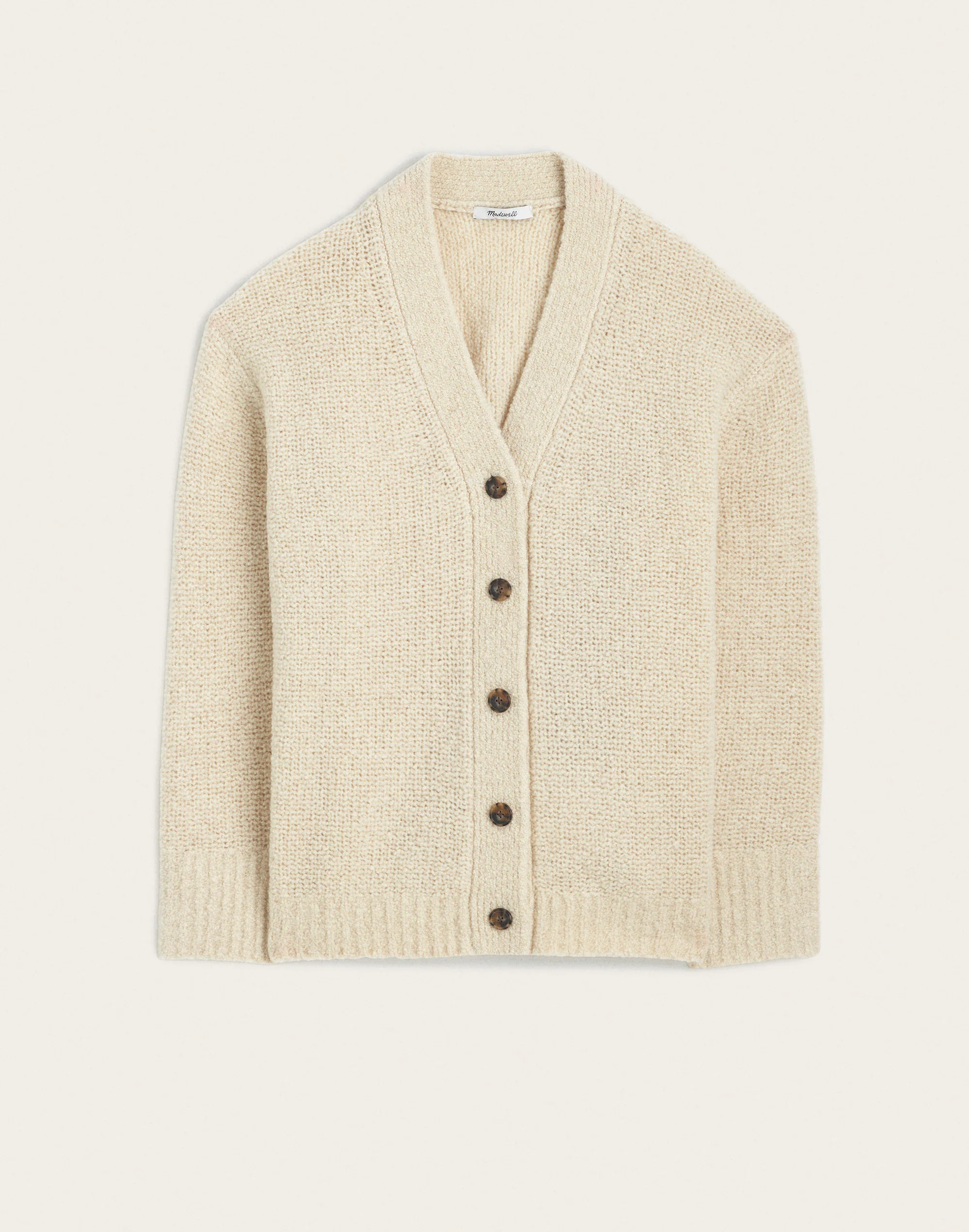 Oversize Bouclé Cardigan - 1