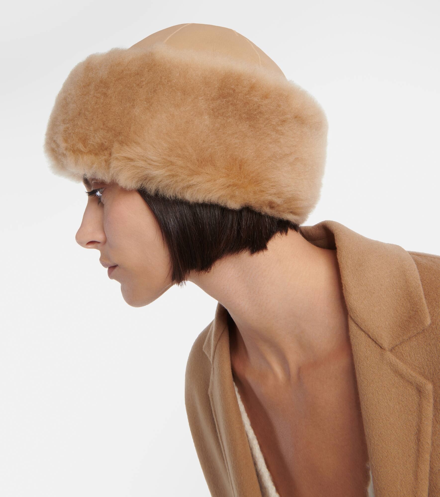Colbacco shearling and cashmere hat - 5