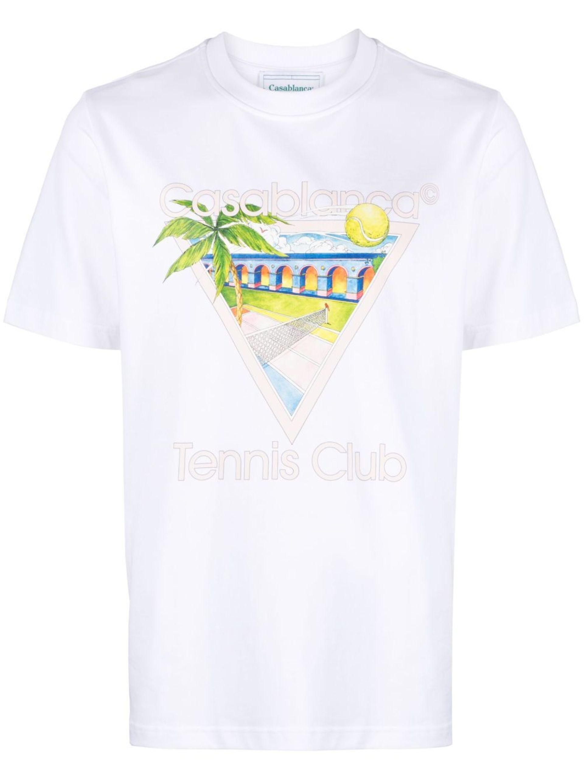 white Tennis Club Icon T-Shirt - 1