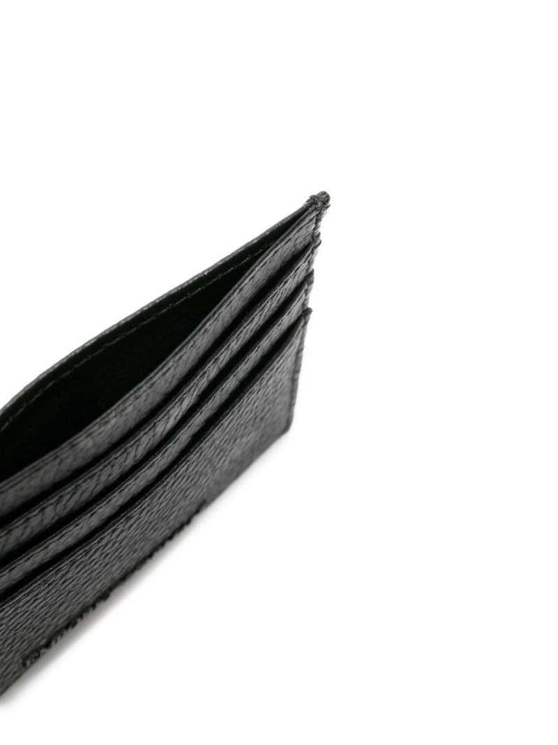 logo-debossed leather cardholder 3