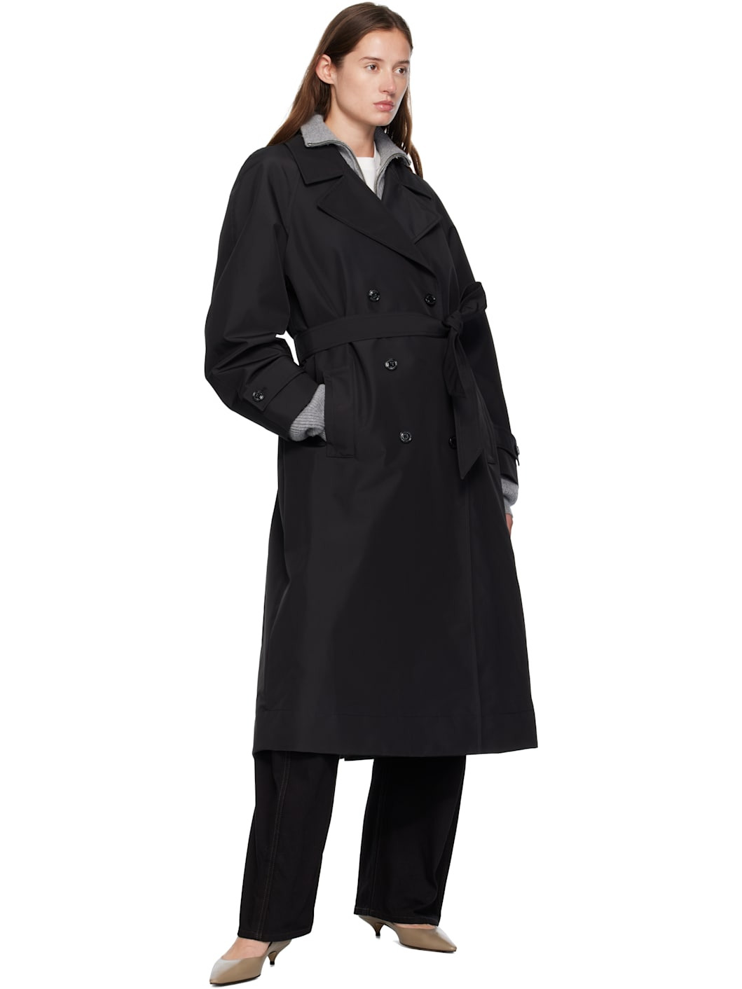 Moncler x EE72 Black Zake Trench Coat - 5
