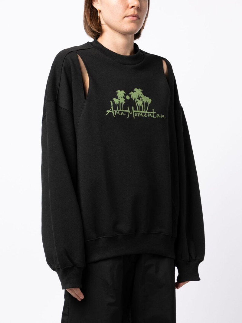 cut-out detail sweatshirt 3