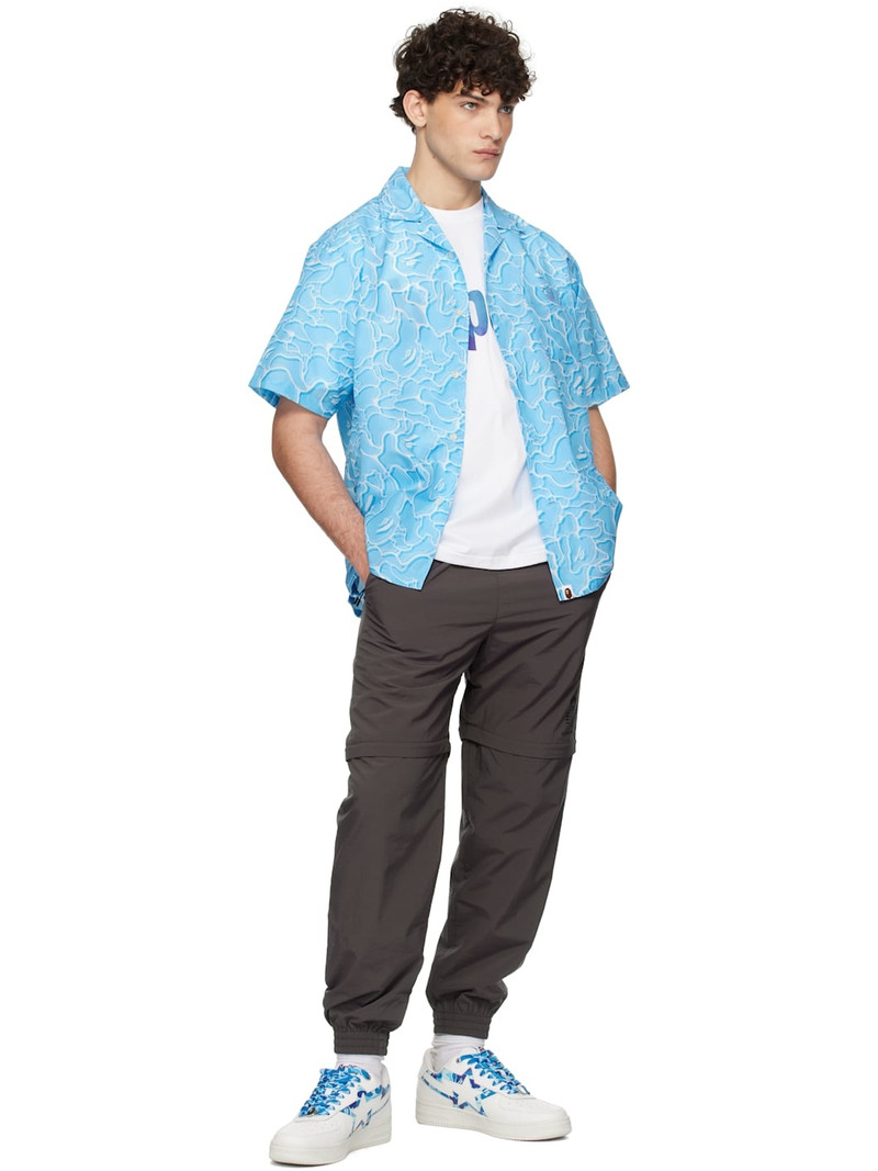 A BATHING APE® Blue ABC Sea Surface Camo Shirt outlook