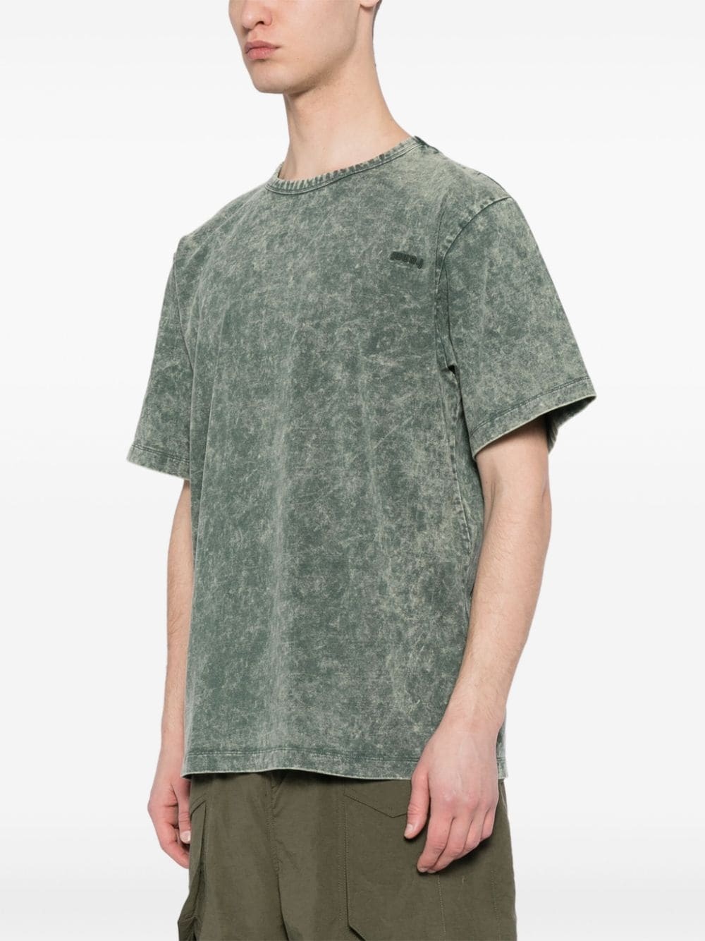acid-wash cotton T-shirt - 3