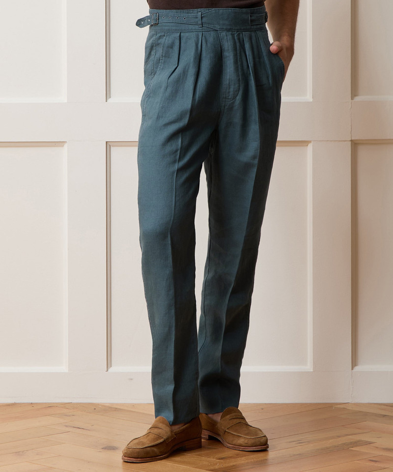 TODD SNYDER Linen Gurkha Trouser outlook