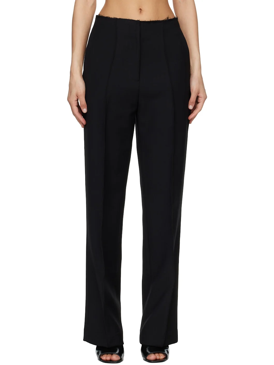 Black Zerobound Trousers - 1
