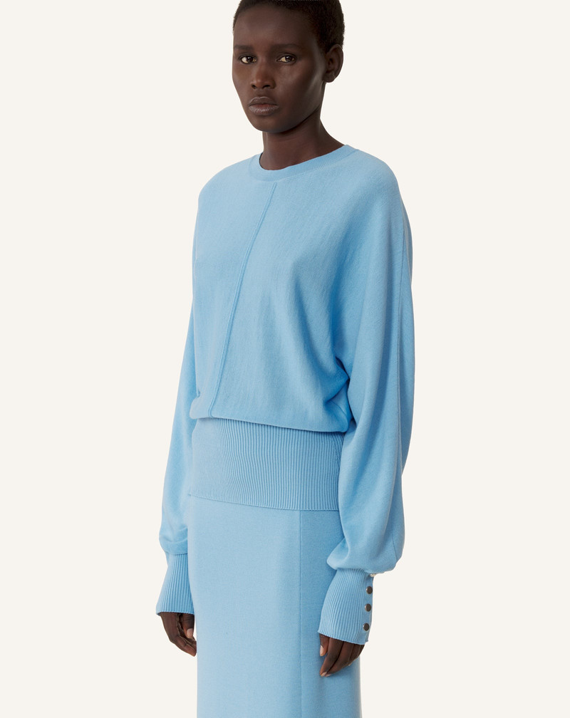 FITTED-WAIST MERINO WOOL SWEATER 3