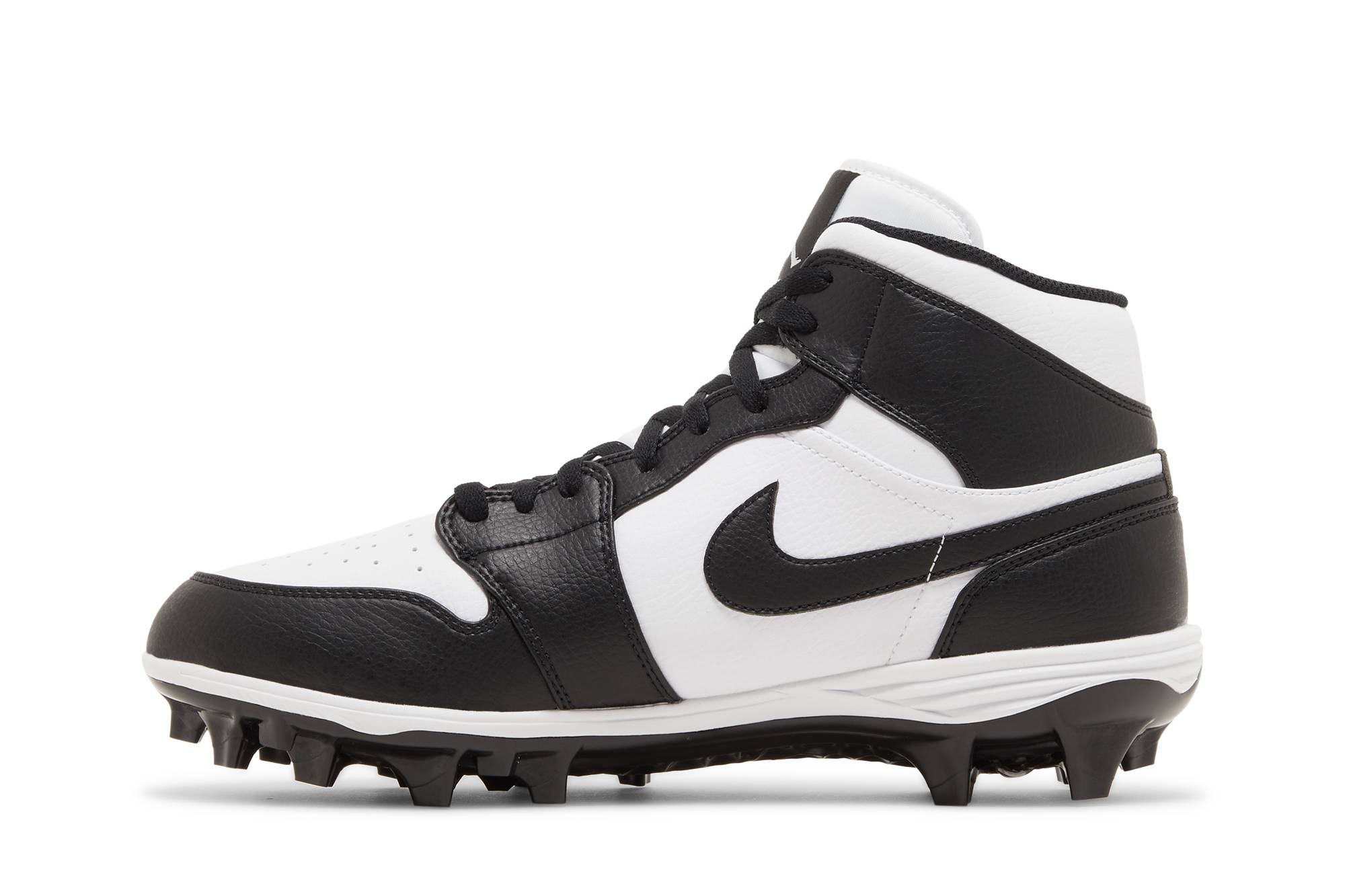 Jordan 1 Mid TD Cleat 'Black White' 2023 - 3