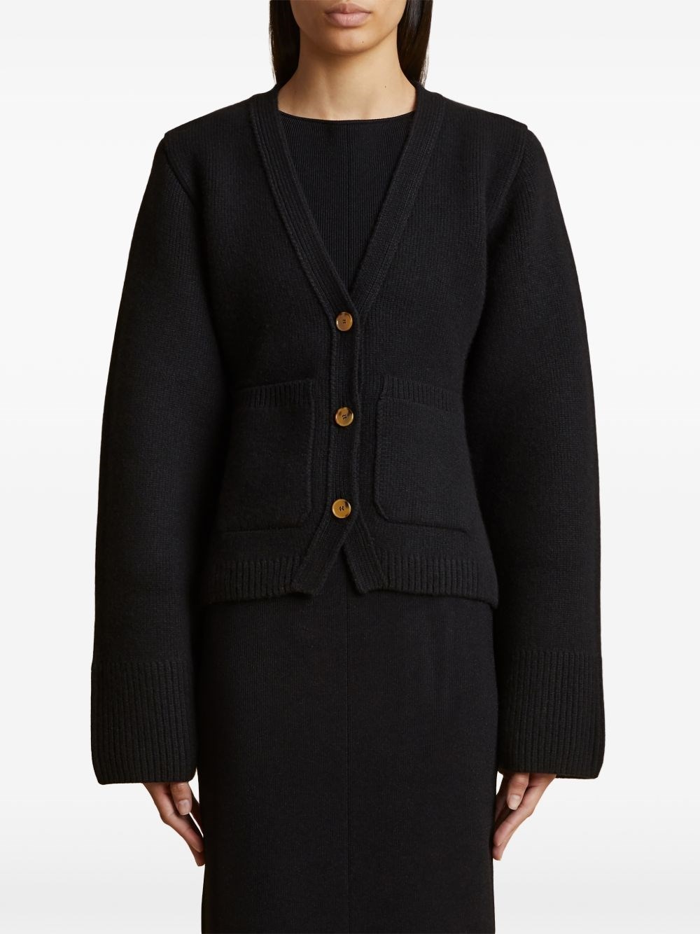 Scarlet cashmere cardigan - 6