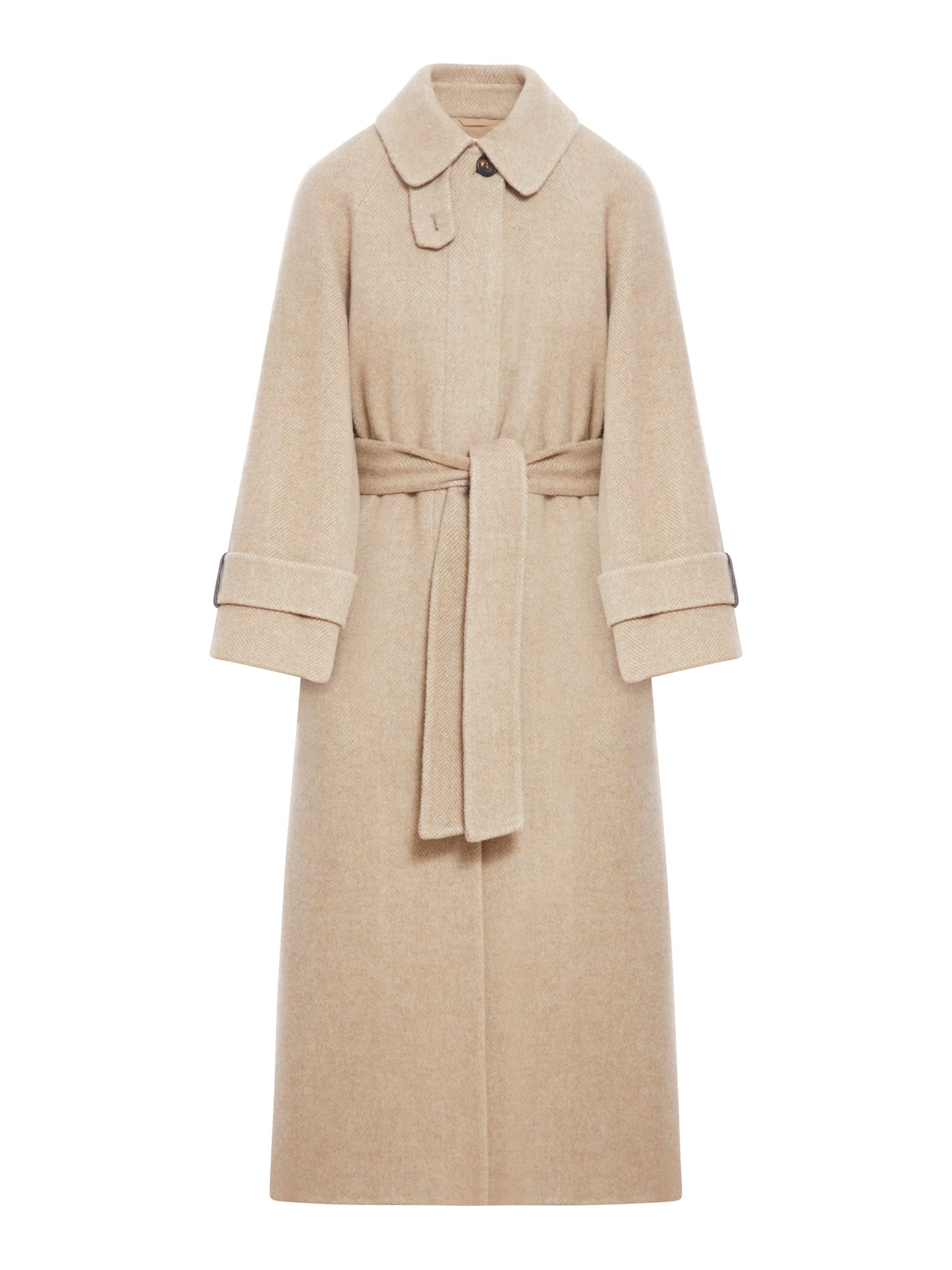 LONG WOOL COAT - 1