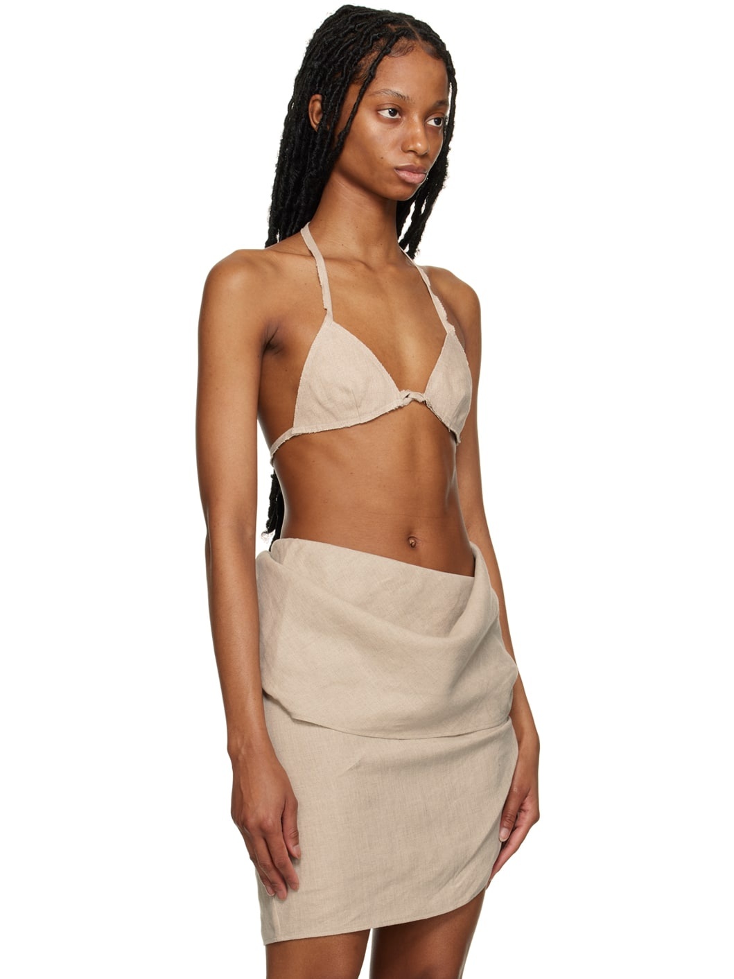 Beige Seashell Bralette - 2