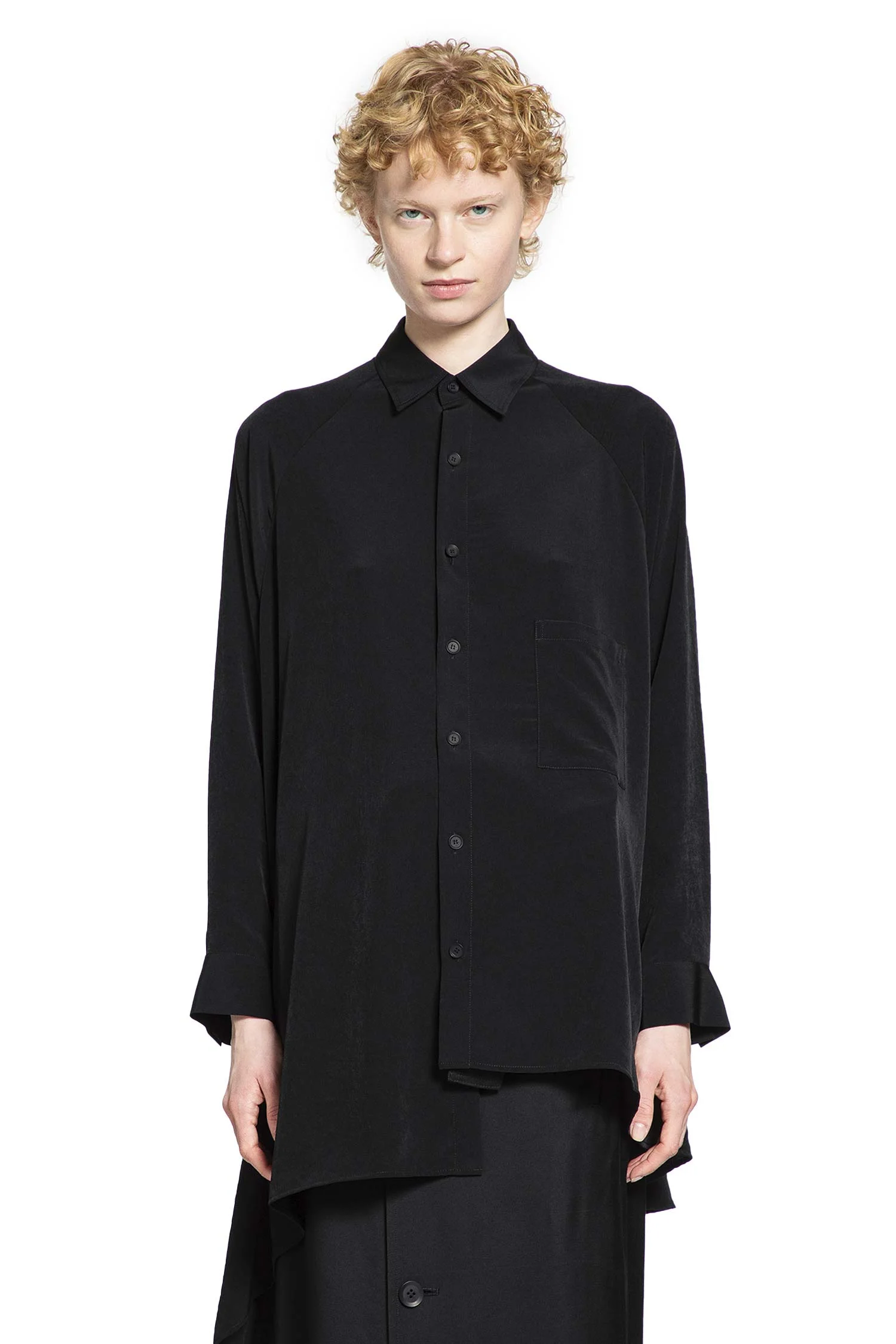 Yohji Yamamoto Woman Black Shirts - 1