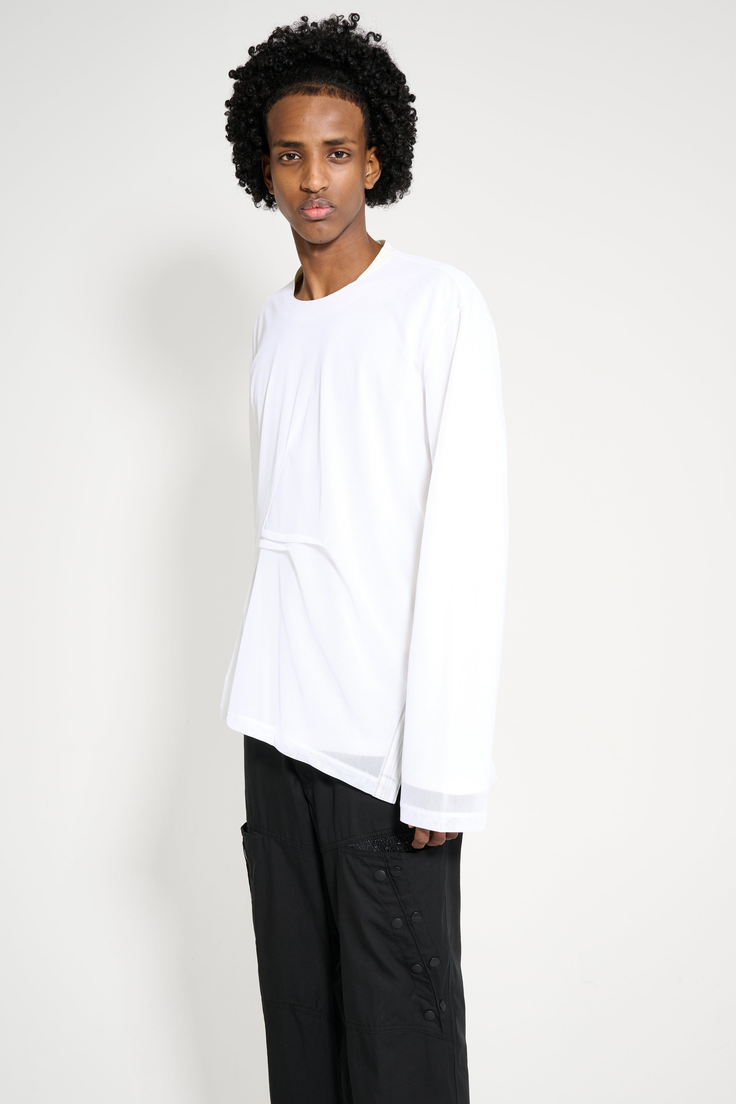 KIKO KOSTADINOV INEX MESH TOP OFF WHITE / WHITE - 3