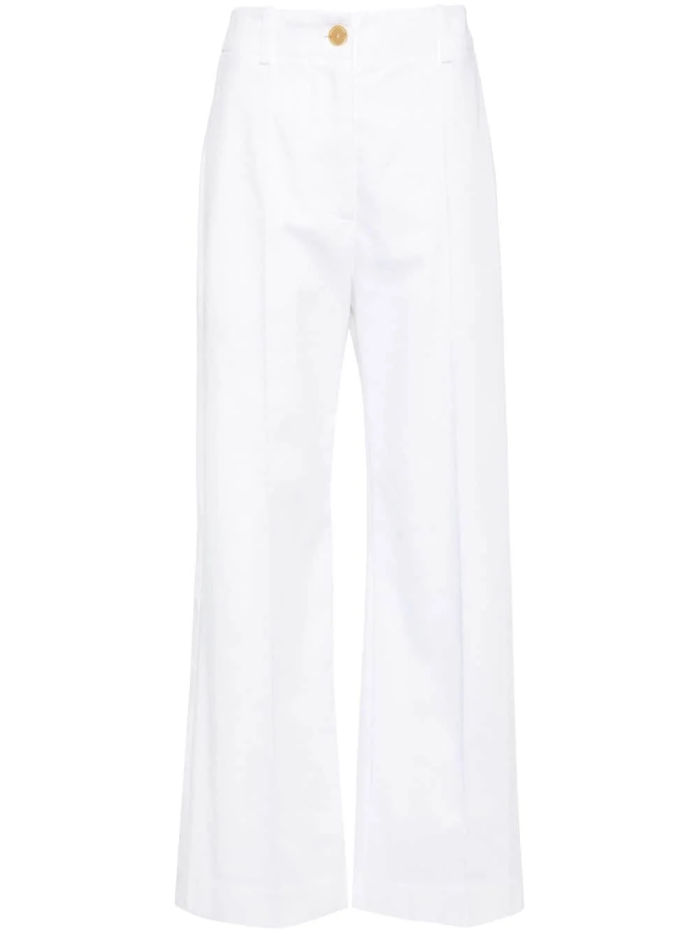 Iconic wide-leg cotton trousers - 1