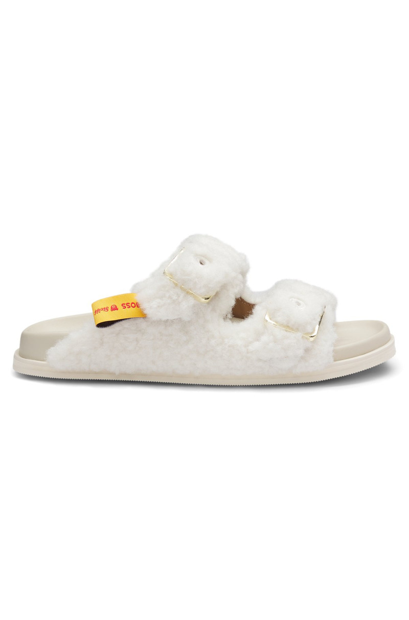 BOSS X STEIFF TEDDY SLIDES 1
