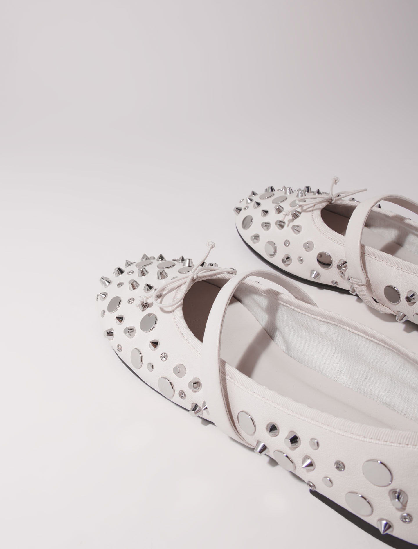 Studded ballet flats - 3