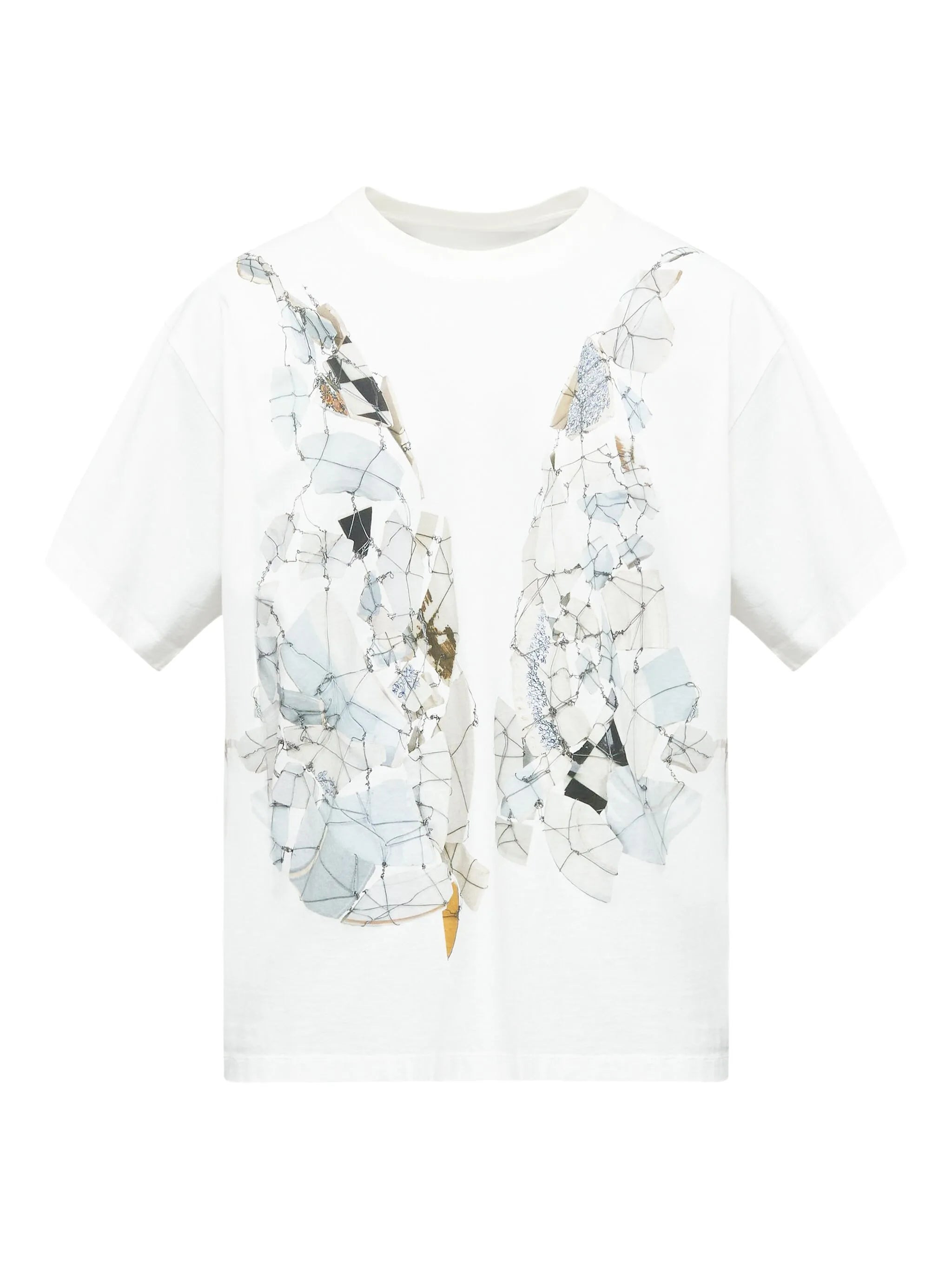 FRAGMENTED WINGS GRAPHIC T-SHIRT - 1