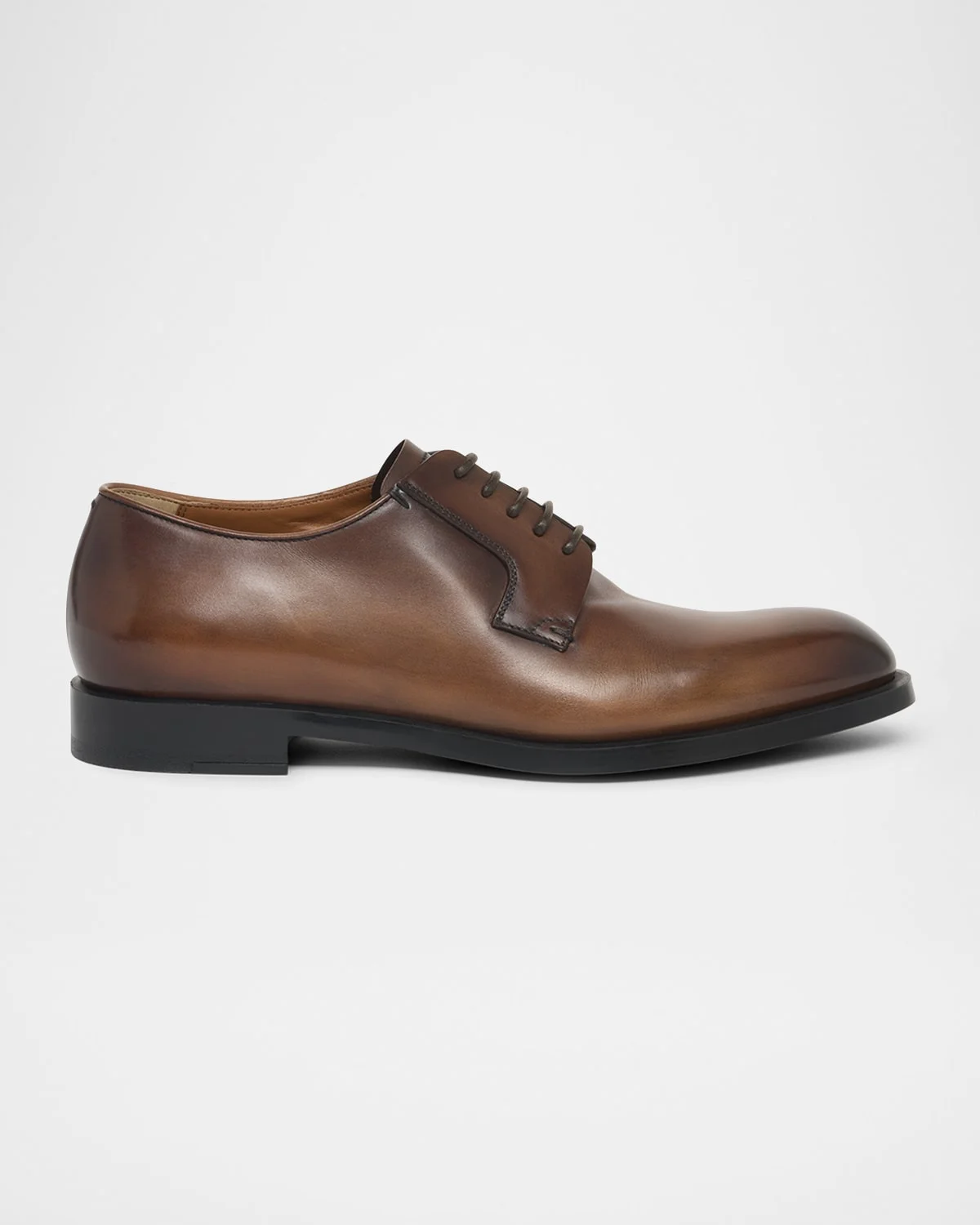 Men's Leather Lace-Up Derby Loafers - 1