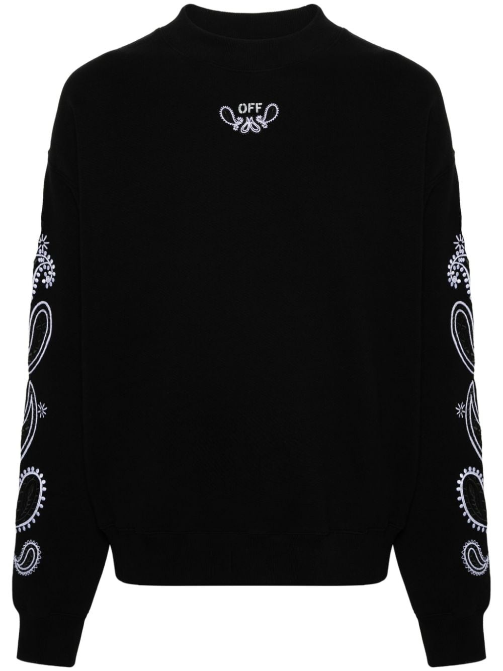 【関税&送料込】Off-White Sweatshirt With Arrow Embroidery OFF-WHITE Abstract Arrows Embroidered Sweatshirt L - POIZON