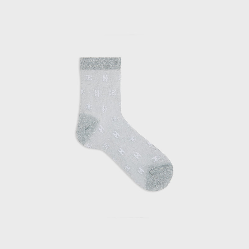 socks in monogram lurex 1
