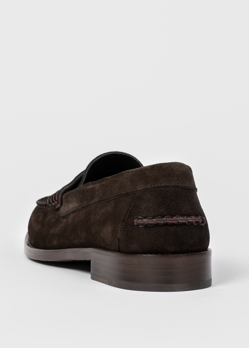 Brown Suede 'Lido' Loafers 5