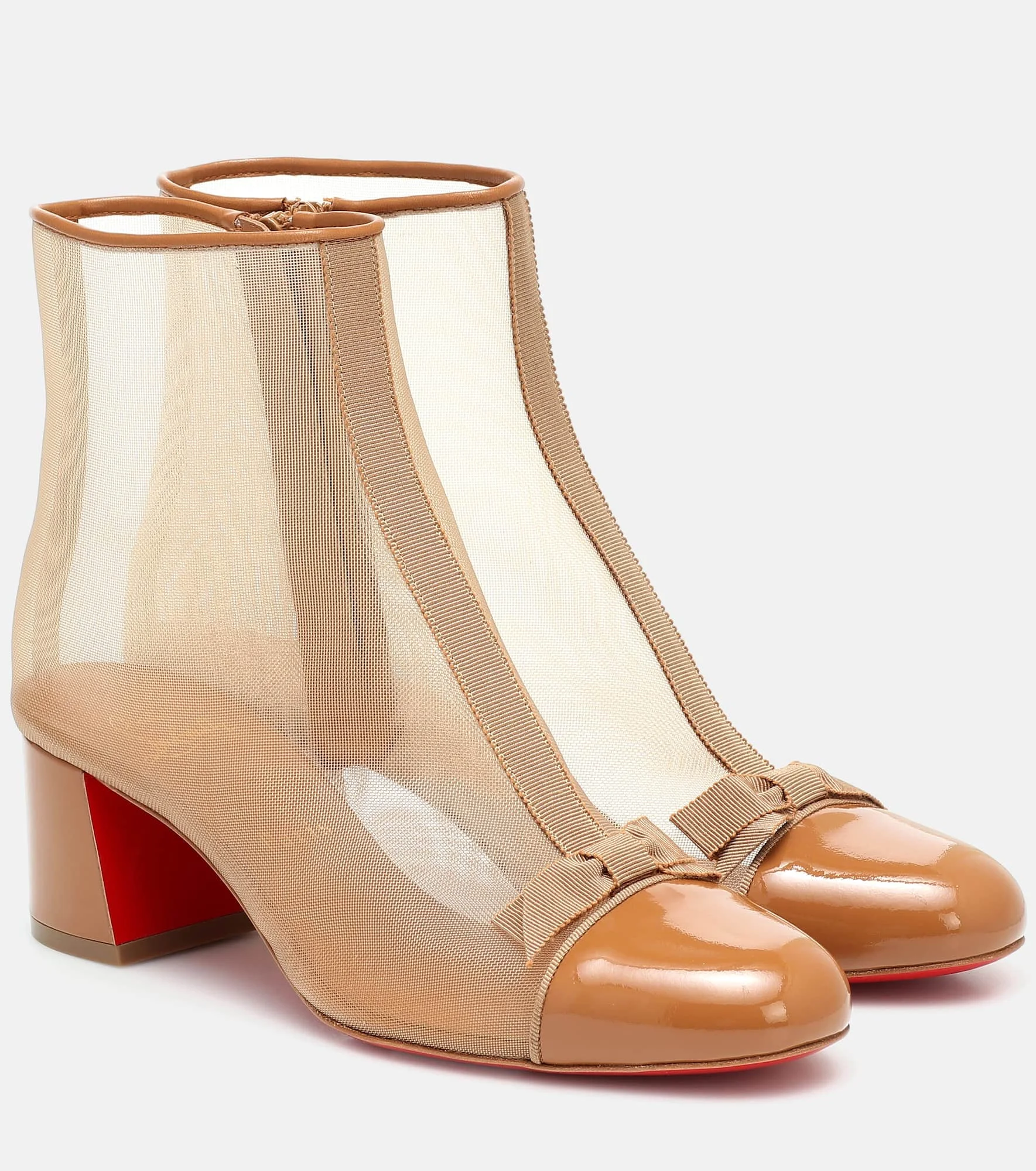 Checkypoint mesh ankle boots - 1