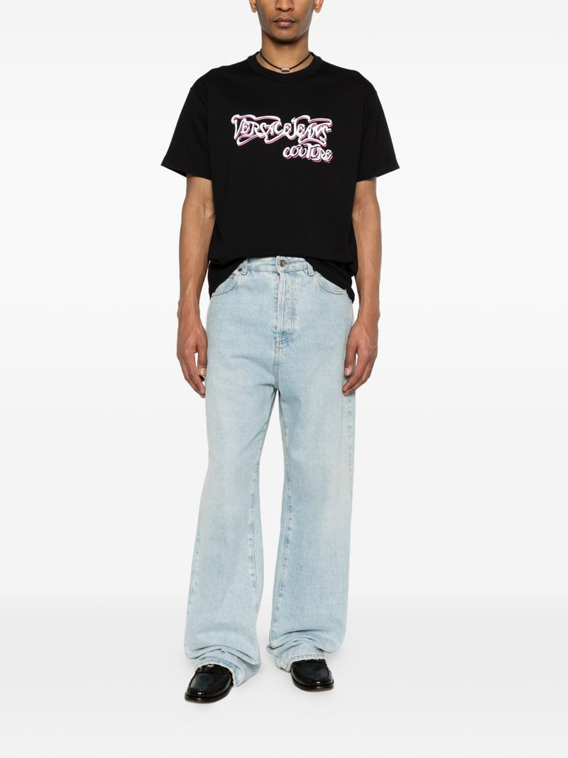 VERSACE JEANS COUTURE logo-print T-shirt outlook
