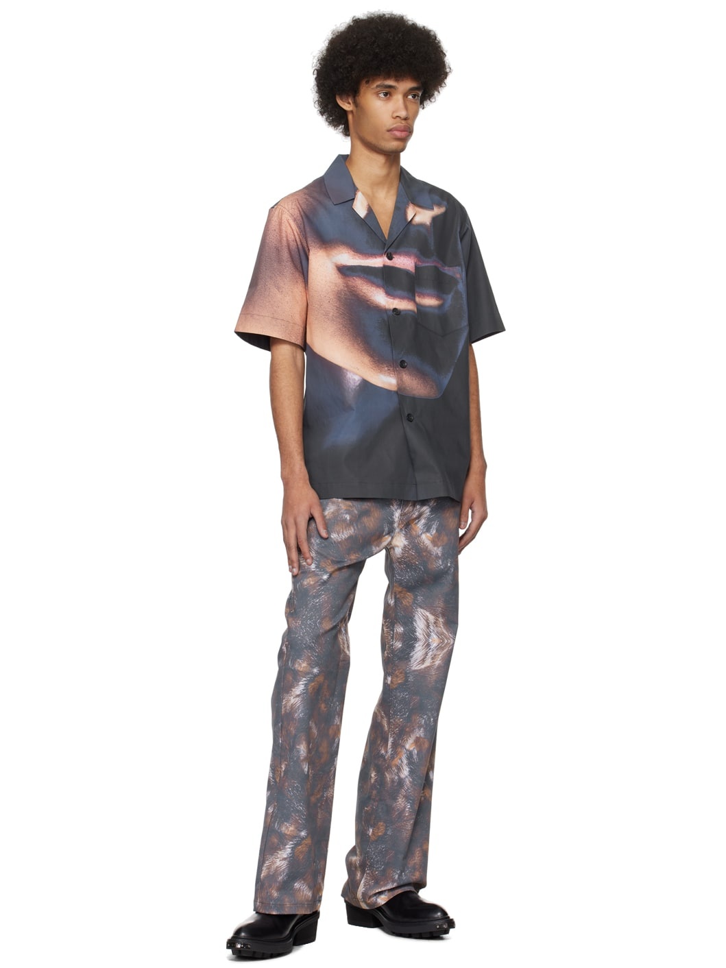 Brown Nebula Trousers - 4