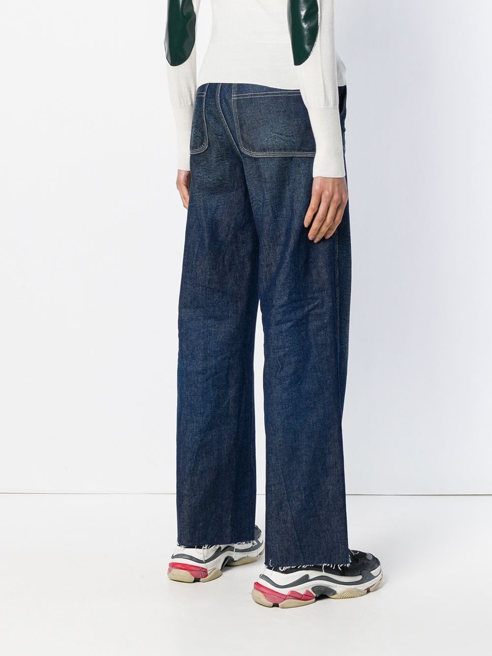 flared high waisted jeans - 4