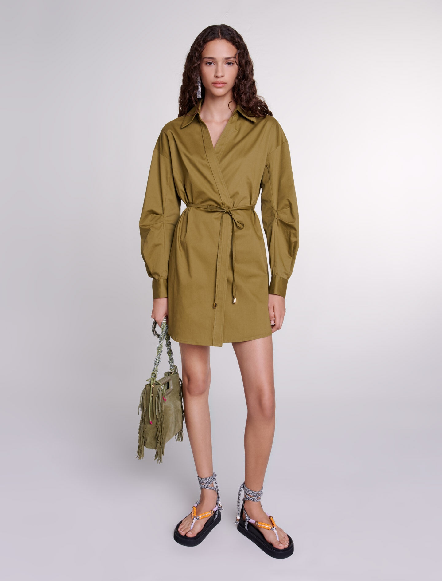 Cutaway wrap dress - 2
