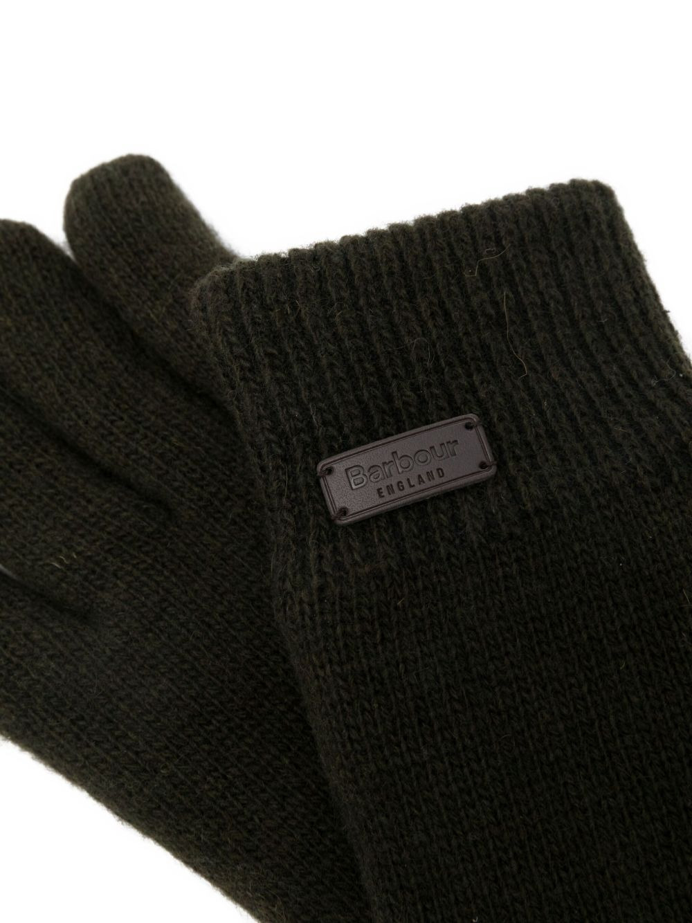 logo-patch gloves - 3