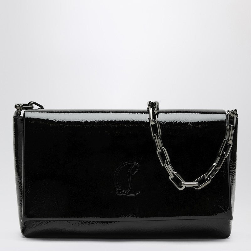 Christian Louboutin Loubi54 Black Patent Leather Clutch Bag Women - 1