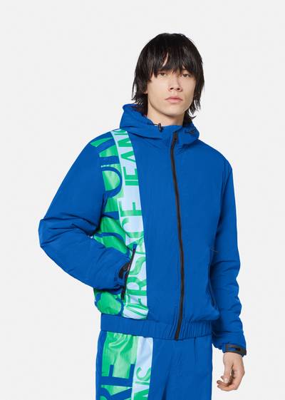 VERSACE JEANS COUTURE Logo Accent Hooded Jacket outlook