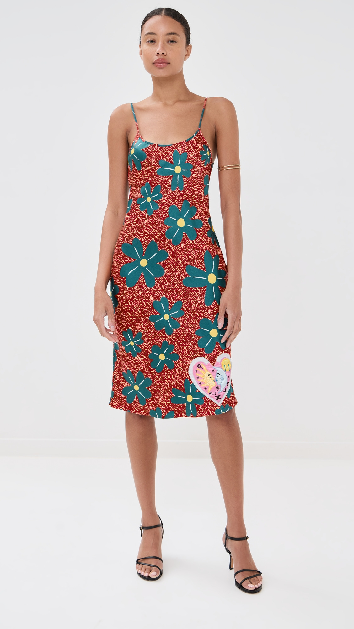 Print Silk Mini Dress - 6