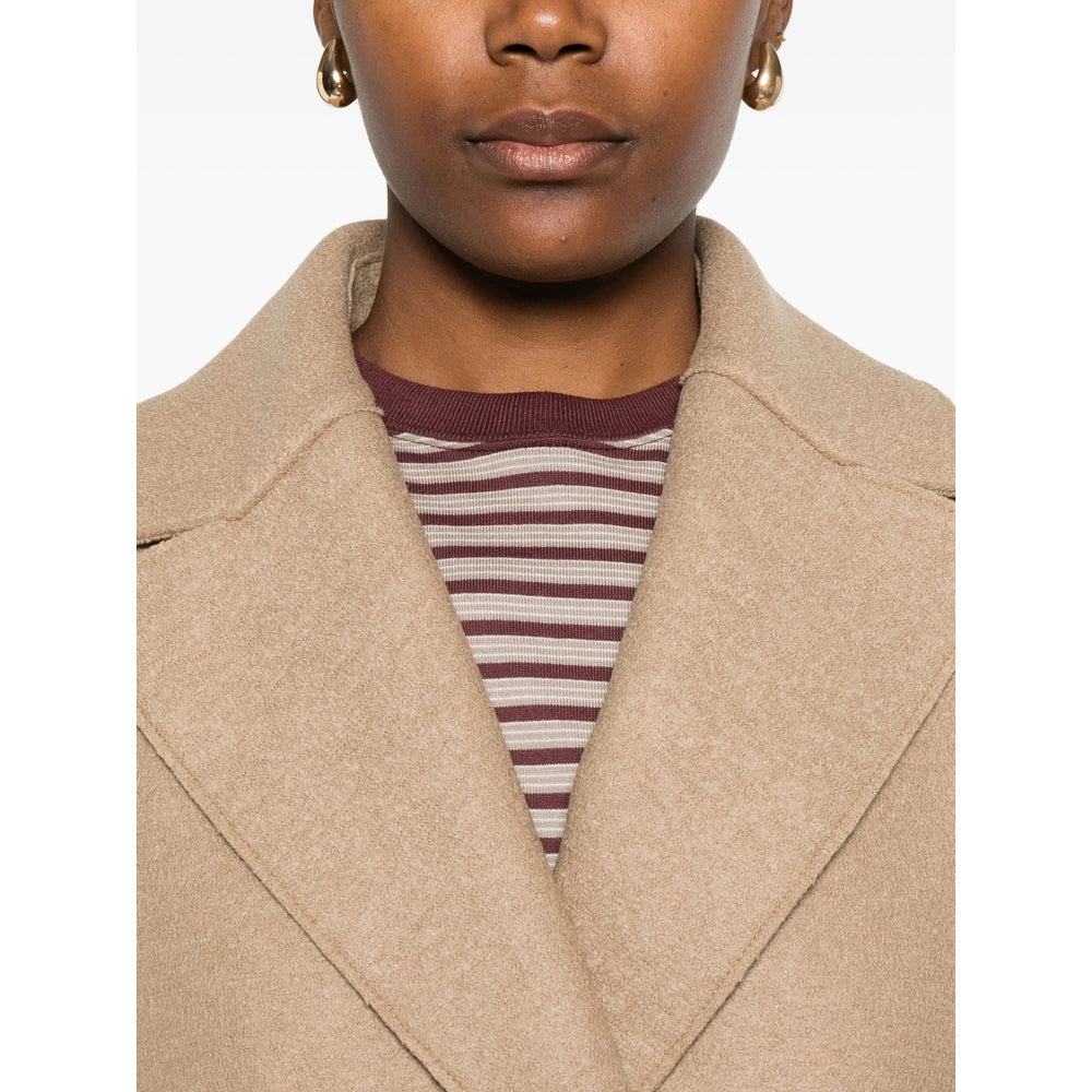Harris Wharf London Neutrals Coats - Trench & Raincoats Women - 5