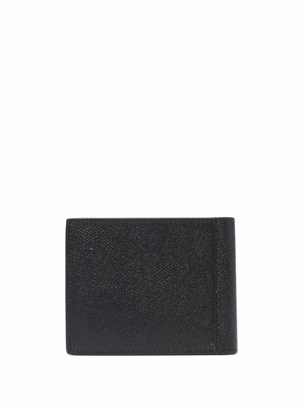 logo-plaque textured-finish cardholder - 2