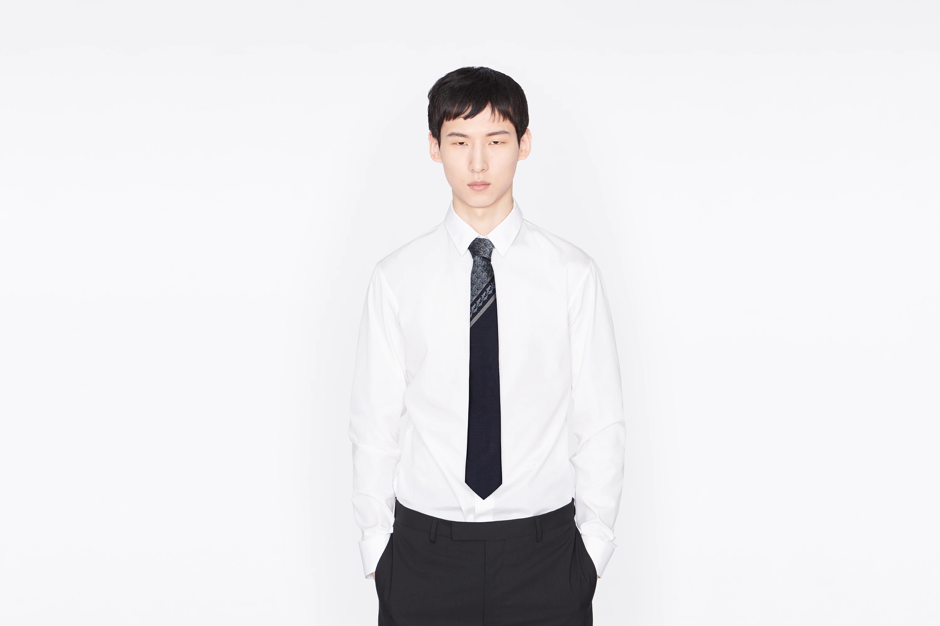 Dior Oblique Patchwork Tie - 4