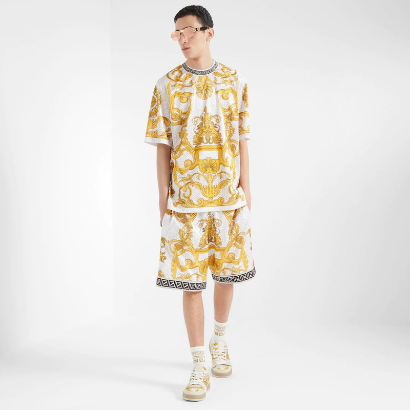 Fendace multicolor jersey T-shirt 4