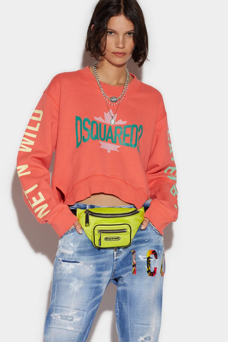 D2 LEAF CUT SWEATSHIRT - 1