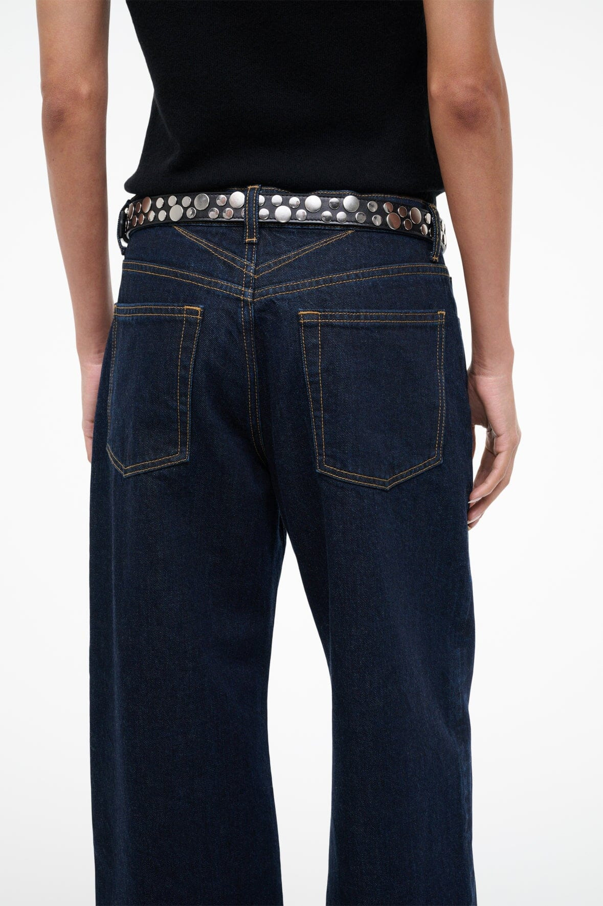 STAUD MOON BUCKLE BELT - RIVETS - 6