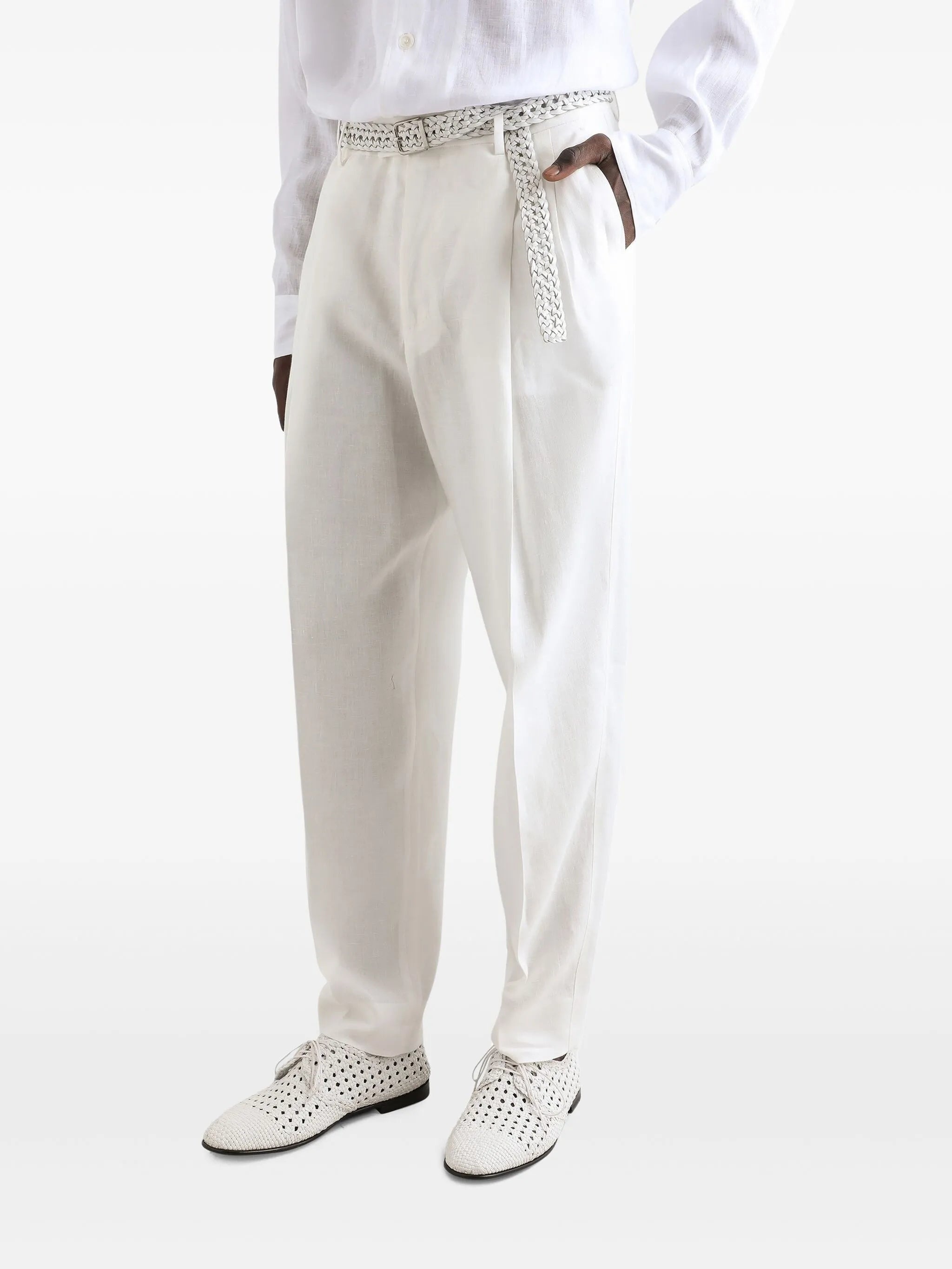 Folded-edge Trousers - 4