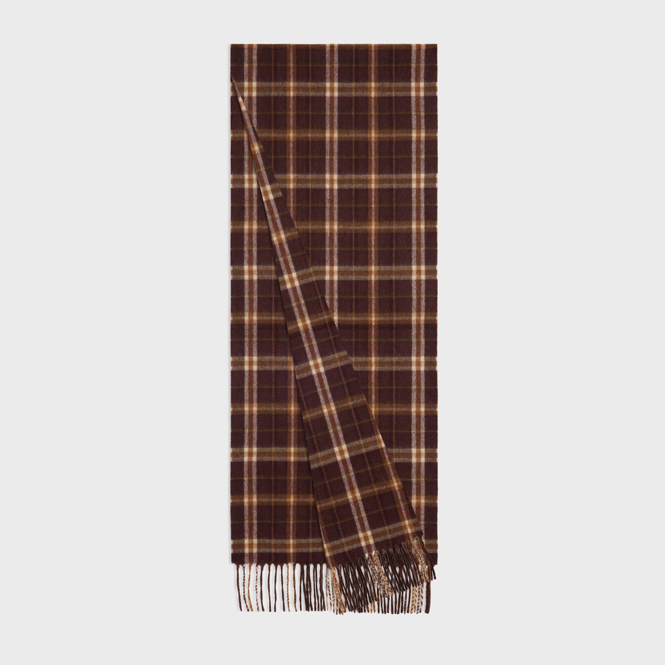 scarf IN TARTAN CASHMERE - 2