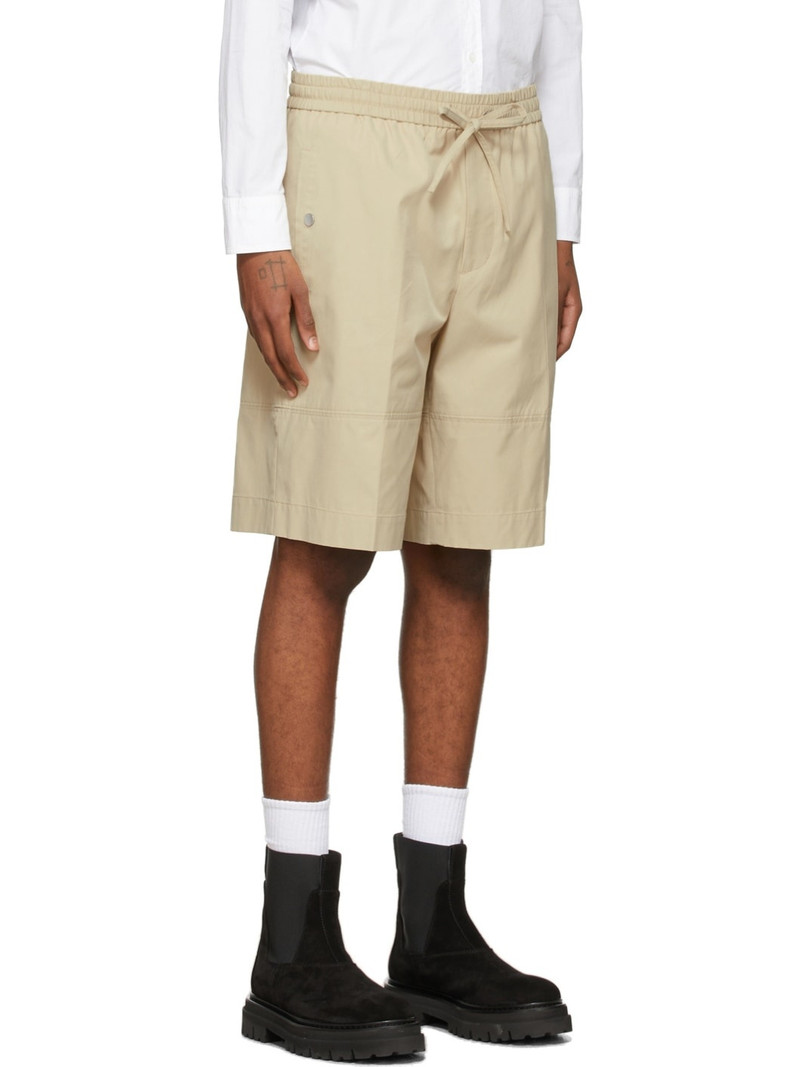 Khaki Drawstring Shorts 2