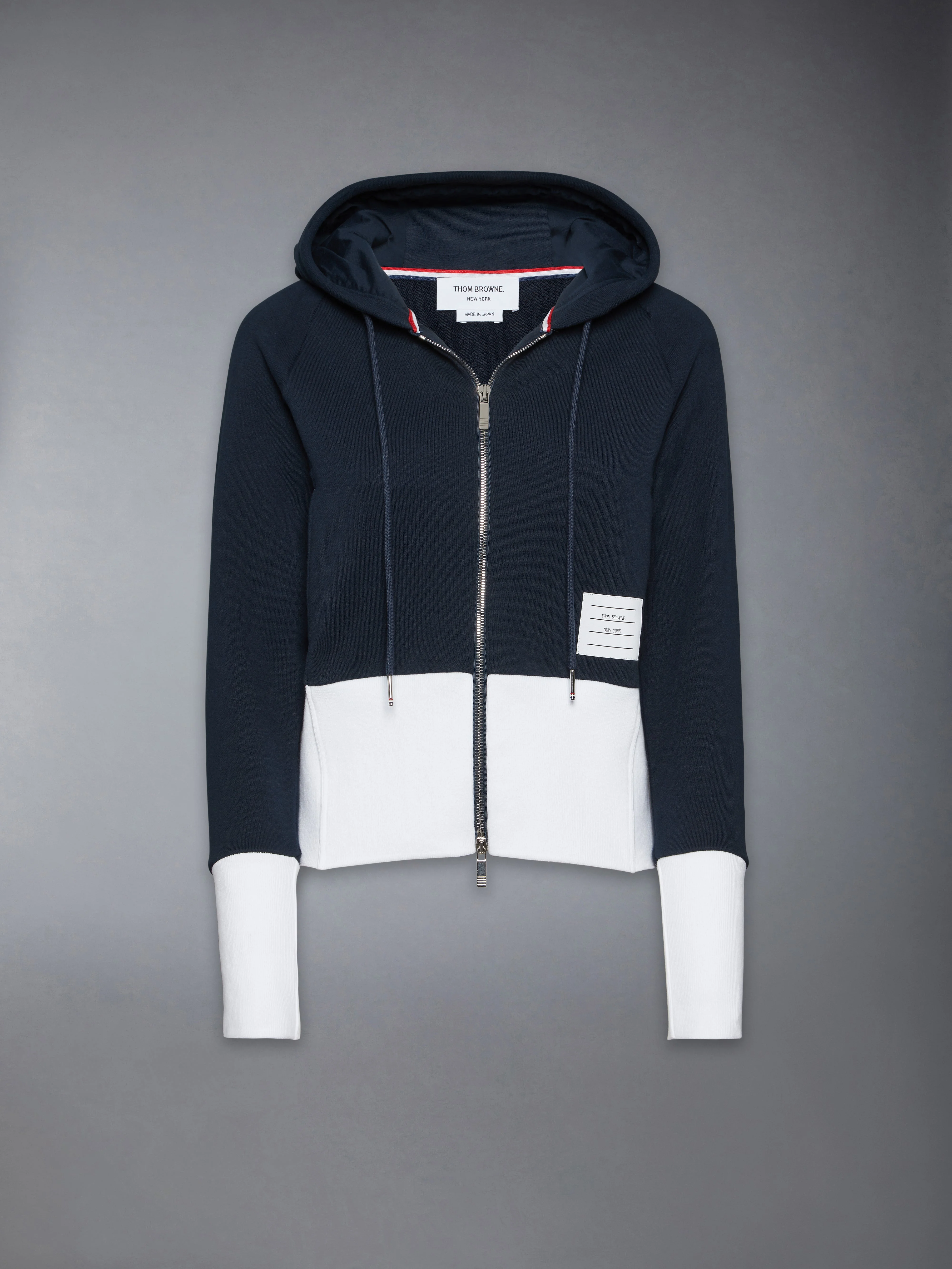 Classic Loopback 4-Bar Zip up Hoodie - 1