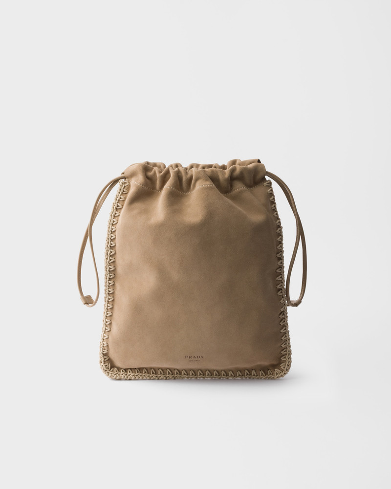 Prada Wish suede pouch 1
